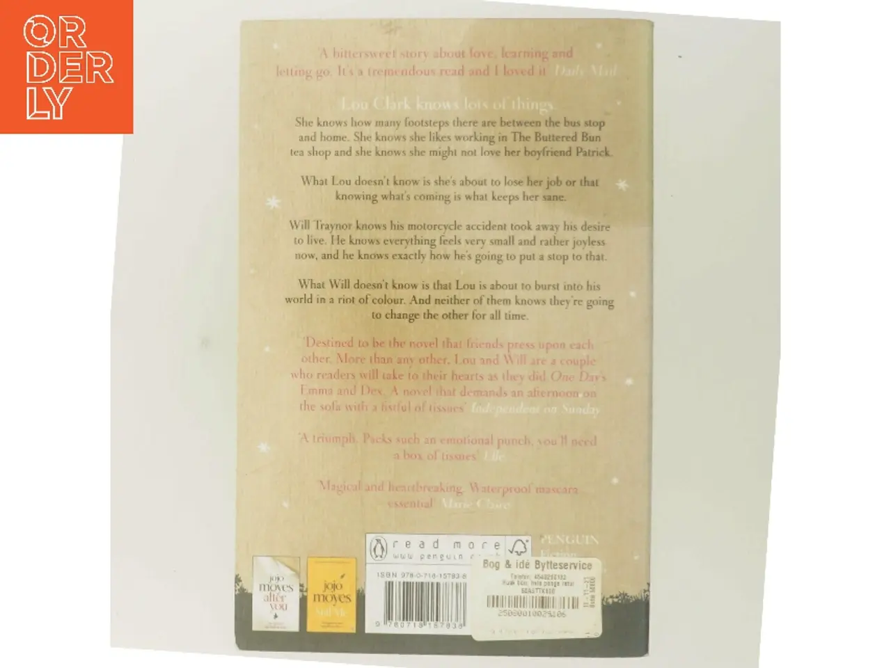 Billede 3 - Me Before You by Jojo Moyes af Jojo Moyes (Bog)