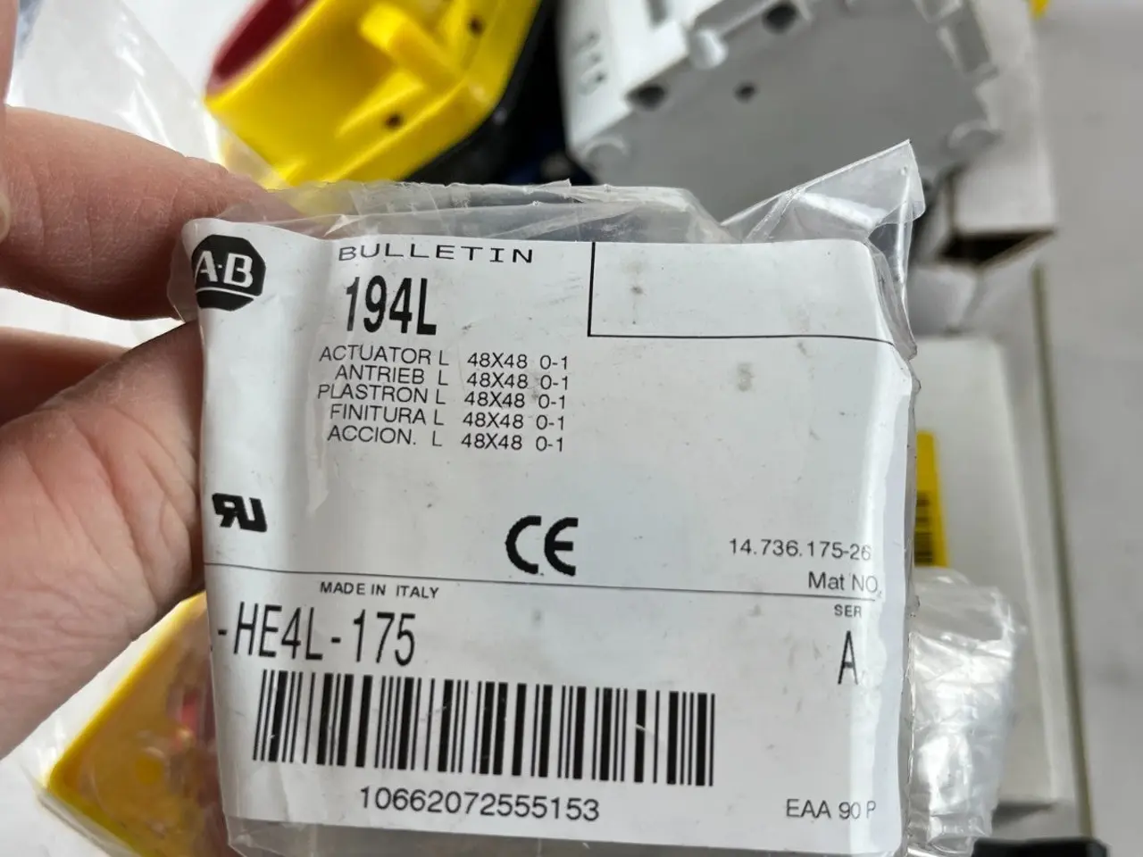 Billede 4 - kontakt parti Allen Bradley ABB blandet parti Stop