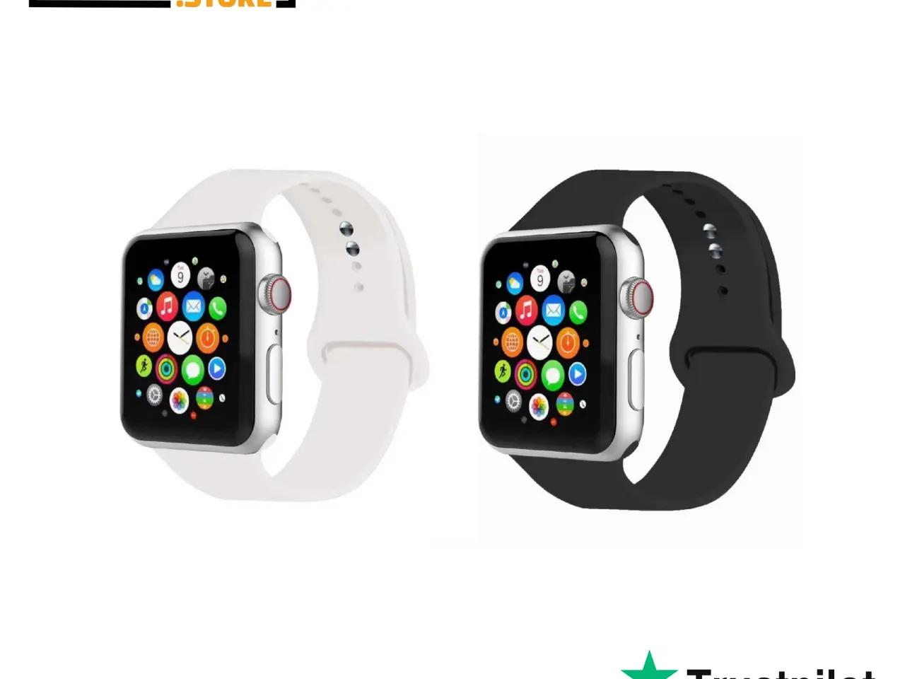 Billede 1 - Sportsrem til Apple Watch – Silikone & Justerbar