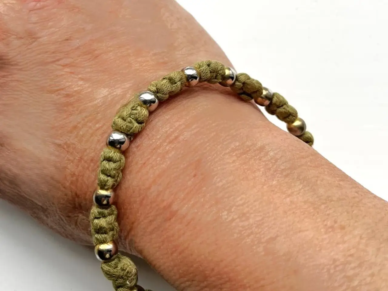 Billede 1 - Knyttet armbånd / bangle / armring