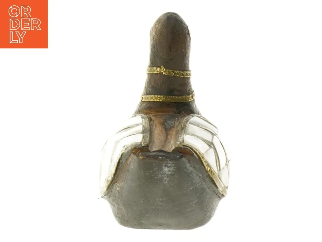 Billede 4 - Figur af and I Perlemor, Træ og Metal (str. 14 x 6 cm)