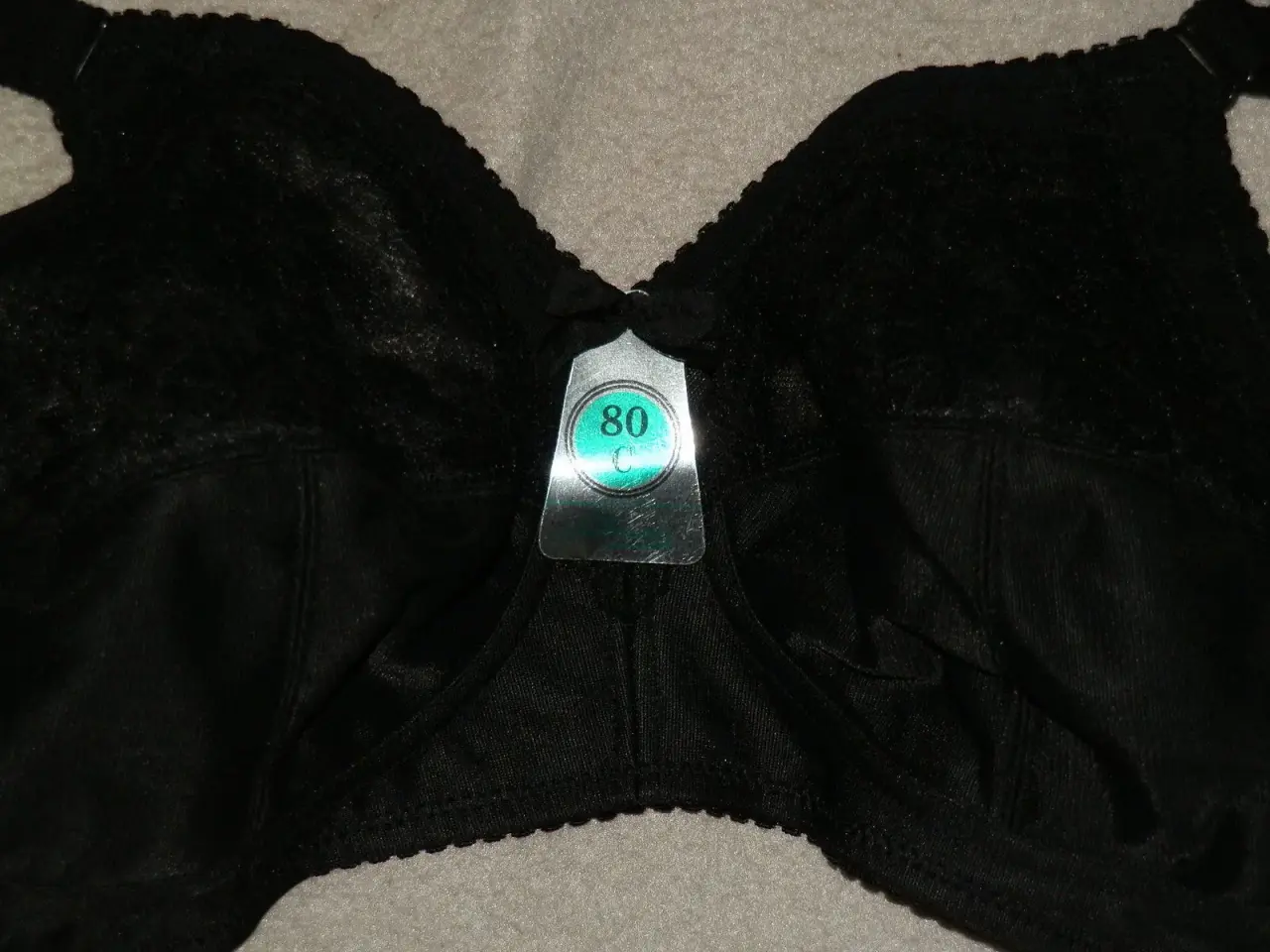 Billede 4 - Sort Silvana BH m. blonde str. 80 C