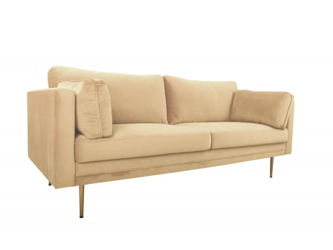 Billede 18 - Boom 3 personers Sofa - Beige og Messing