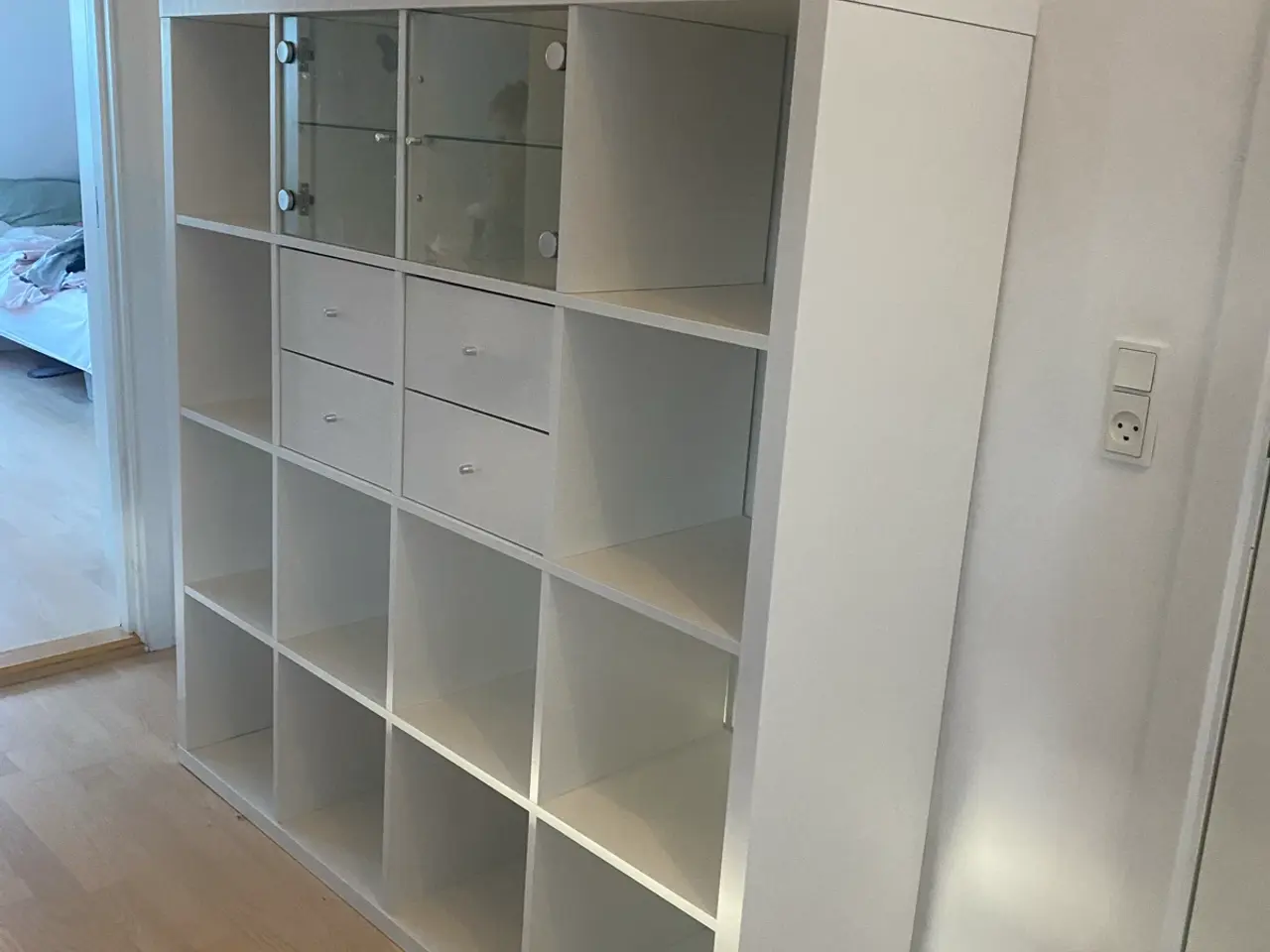 Billede 1 - Hvid kallax Ikea reol