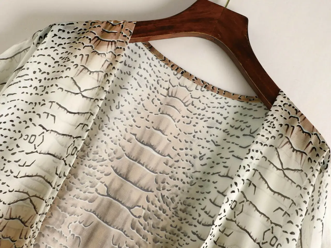 Billede 6 - Kimino i print,som animal/ str: medium+large+2xl