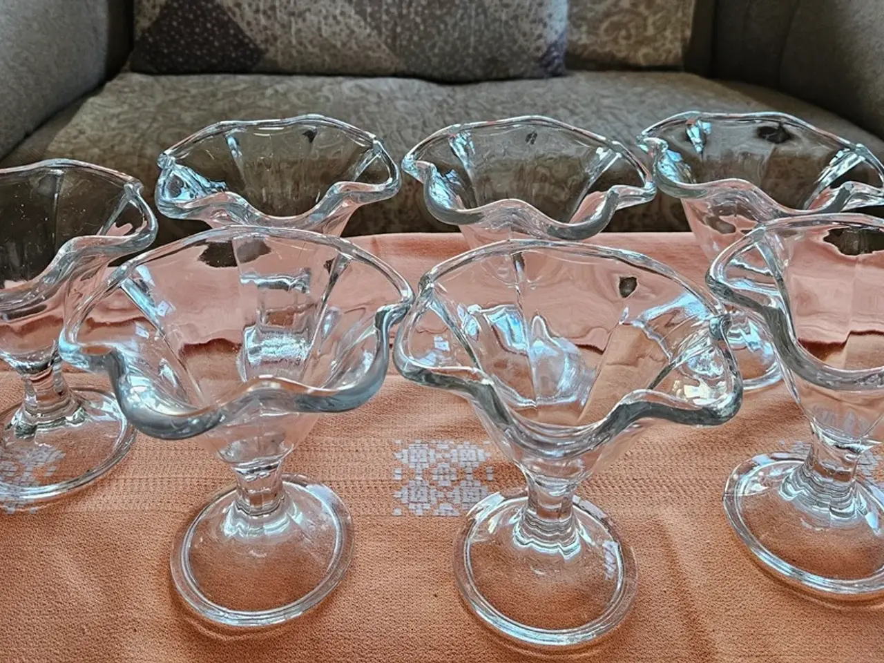 Billede 1 - Dessertglas / rejecocktail glas, 7 stk