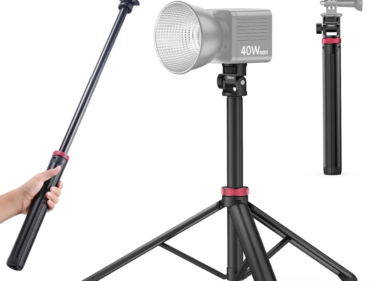 Billede 5 - MT 79 2M Aluminium Led Light Tripod