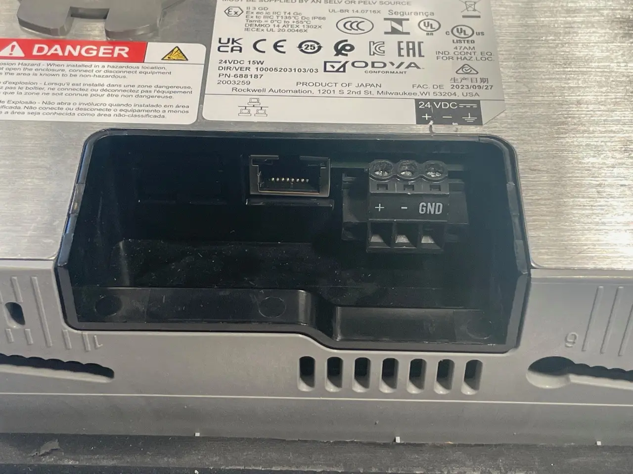 Billede 4 - Allen-Bradley 2711P-T7C21D8S PanelView Plus 7 7"