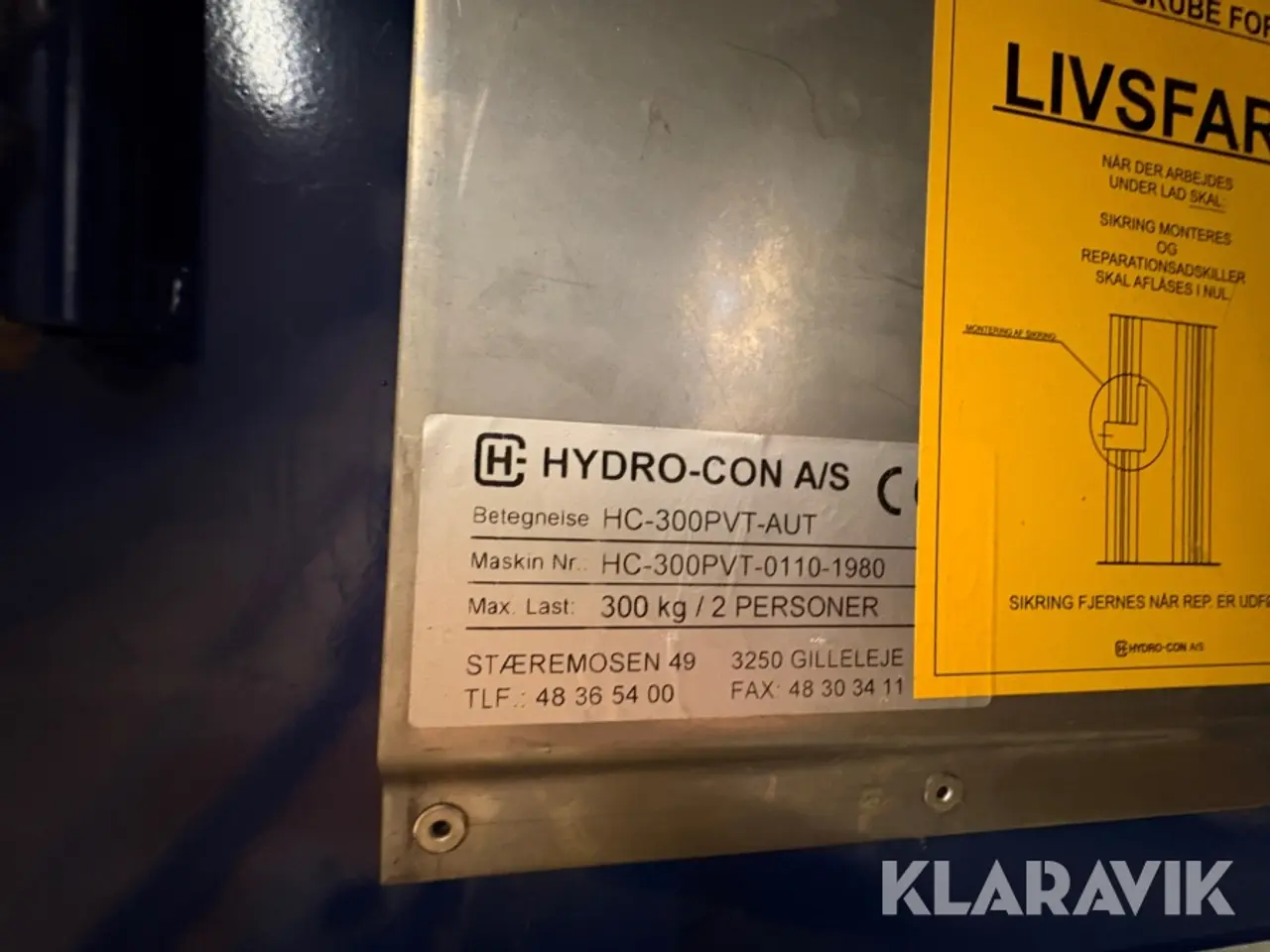 Billede 10 - Platformslift Hydro-Con A/S HC-300PVT-AUT