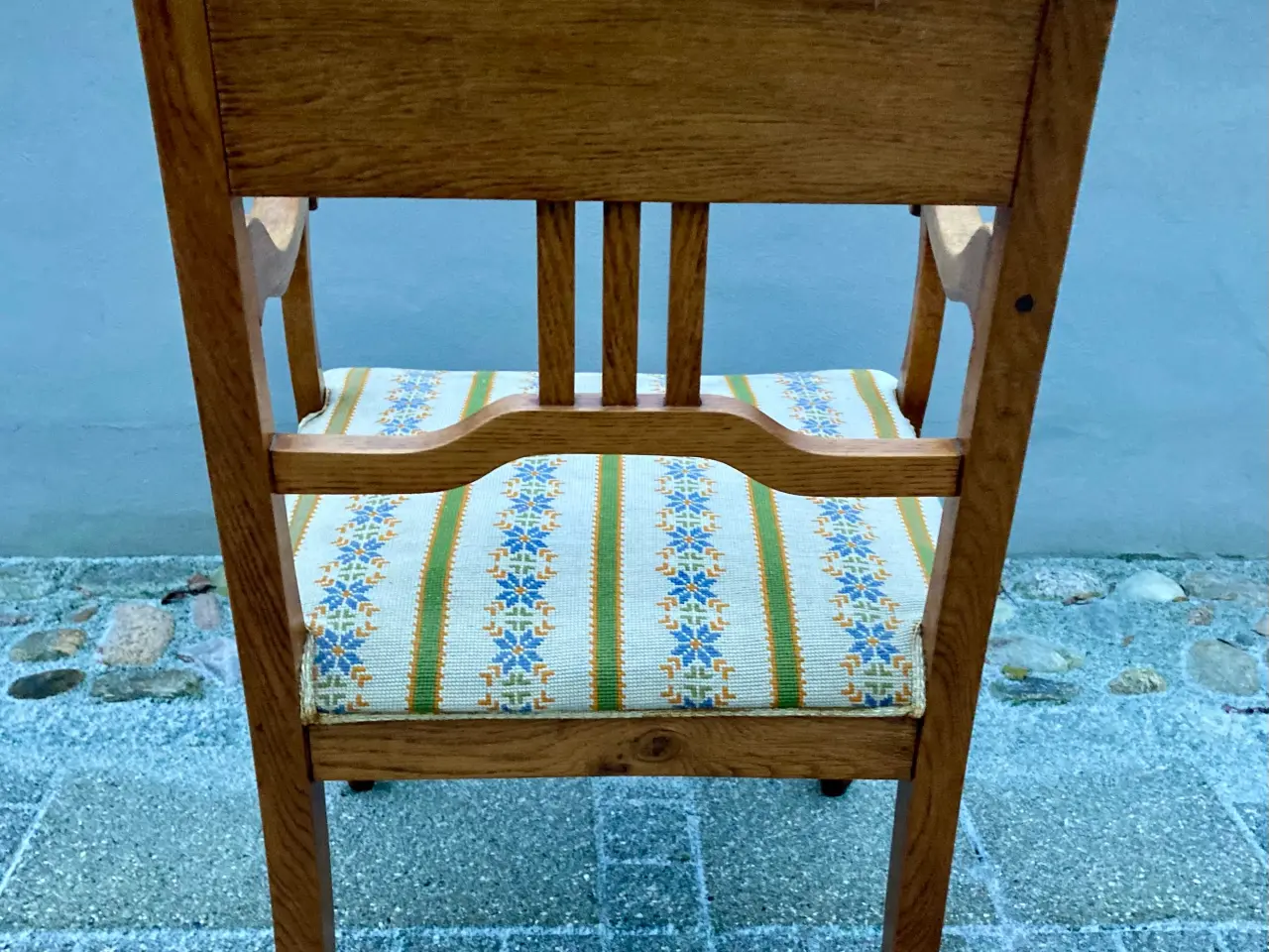 Billede 2 - Art Nouveau Armstol i egetræ fra 1920-1930'erne