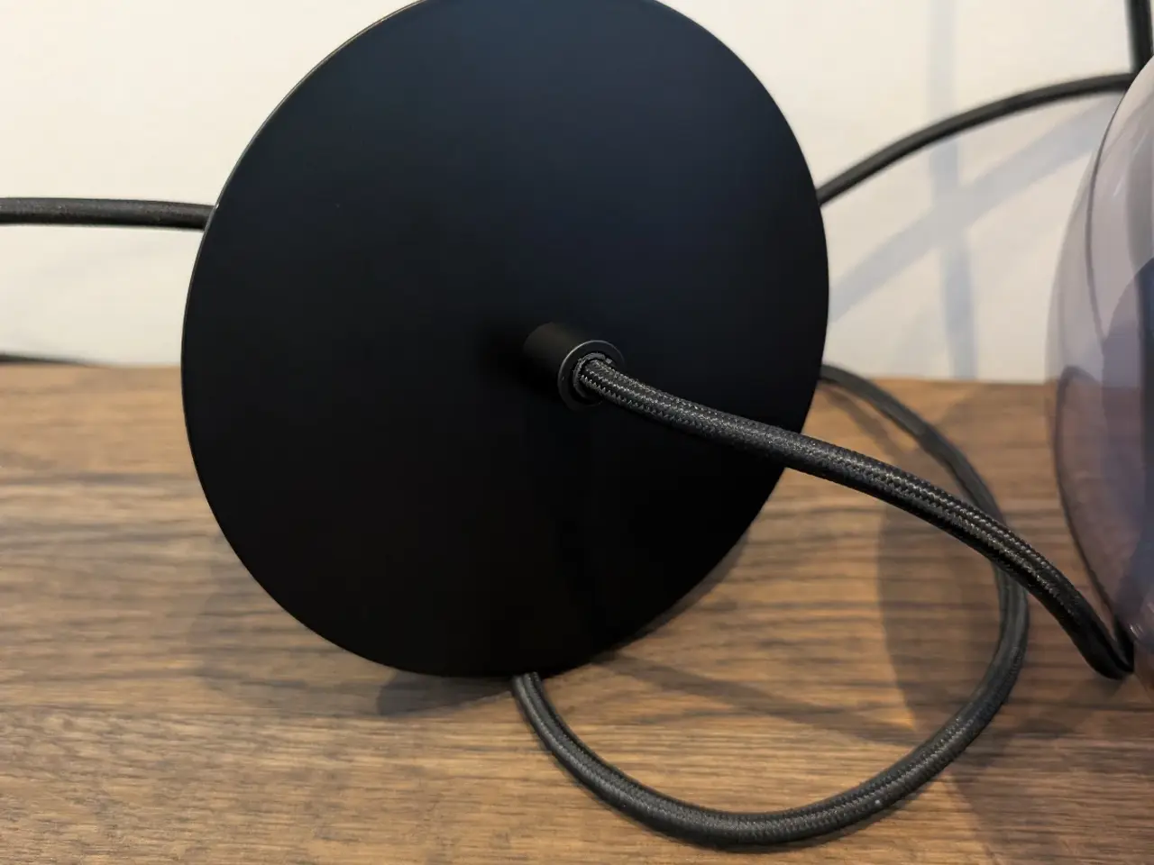 Billede 6 - Frandsen pendel i røgfarvet glas - Ø30 cm.
