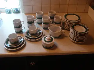 Grøn retro KAHLA kaffestel