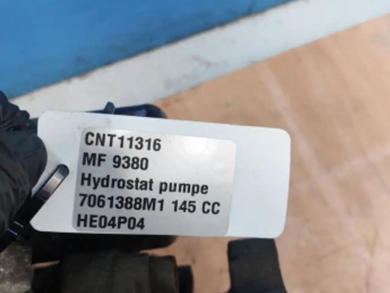 Billede 1 - Massey Ferguson Delta 9380 Hydrostat pumpe 7061388M1 145CC