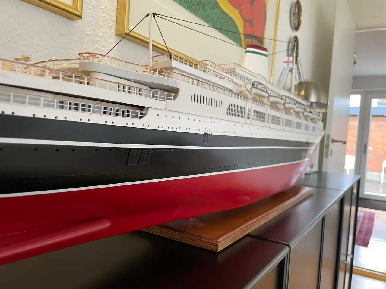 Billede 5 - Flot model af passagerskibet Andrea Doria