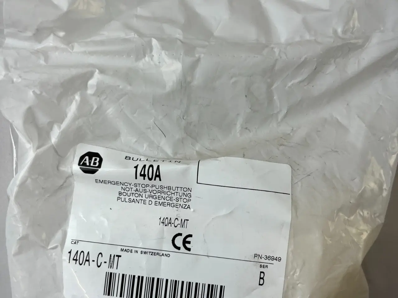 Billede 4 - Allen-Bradley 140A-C-MT Emergency Stop Push Button