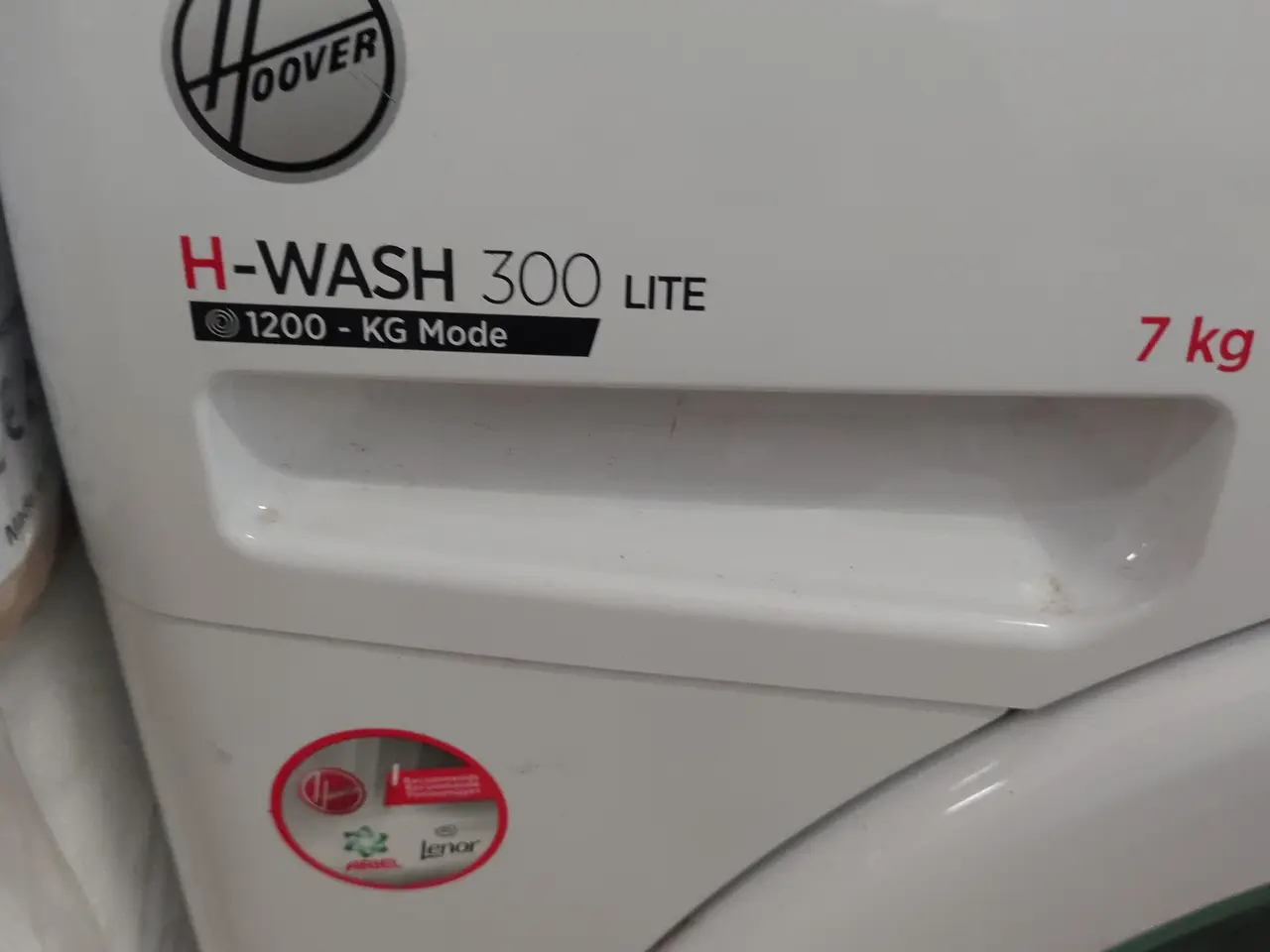 Billede 2 - Vaskemaskine, brugt. Slank model HOOVER