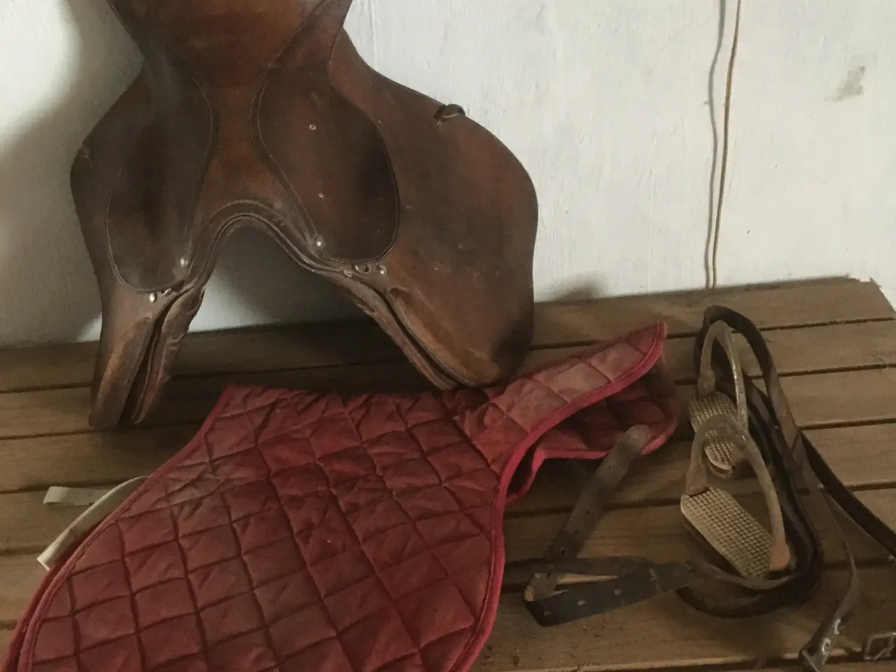 Billede 1 - Sadel, ældre uden gjord
