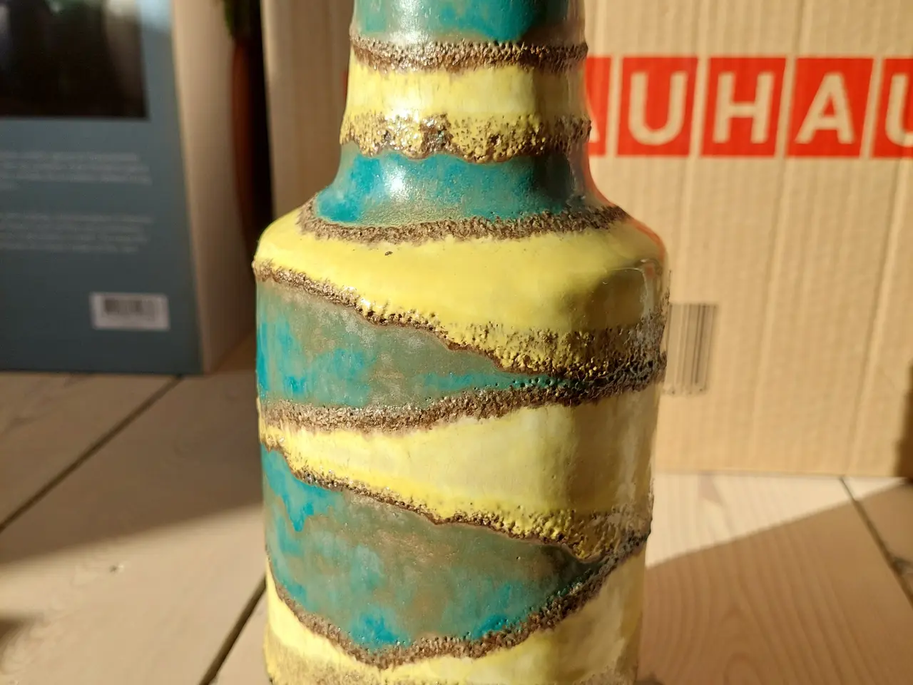 Billede 2 - Stor VEB Haldensleben vase – Flot DDR keramik