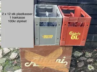 Ølkasser Albani-Vestfyn og Carlsberg