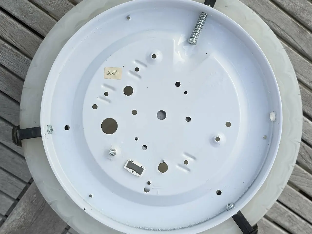 Billede 2 - Loftroset lampe, hvid