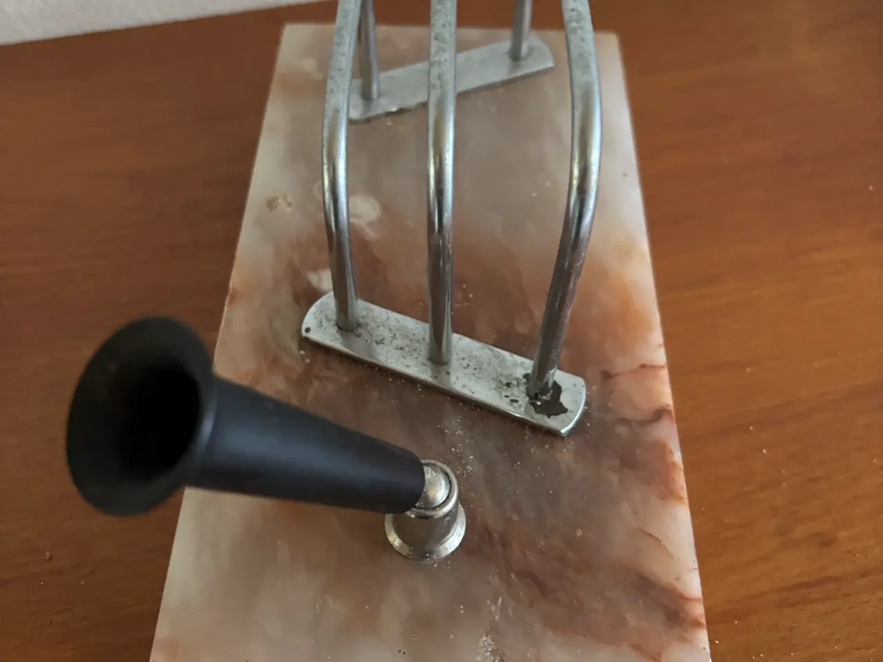 Billede 6 - Flot vintage brevholder i marmor 