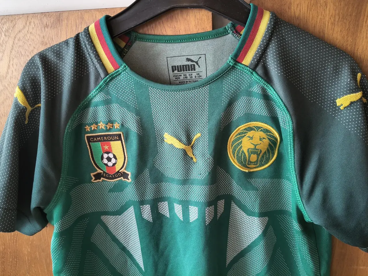 Billede 2 - CAMEROUN HOME 2018-19 STR. 10 ÅR, I FLOT STAND