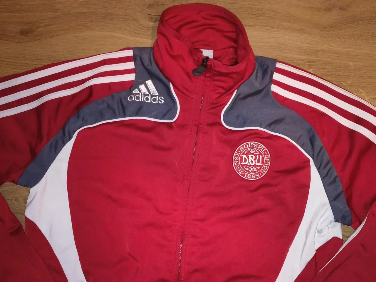 Billede 1 - DANMARK ADIDAS RETRO 2007 TRACK TOP, STR. 14 ÅR