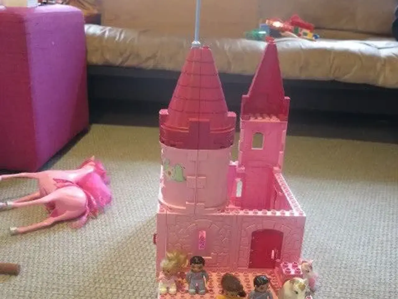 Billede 4 - stort prinsesse slot duplo