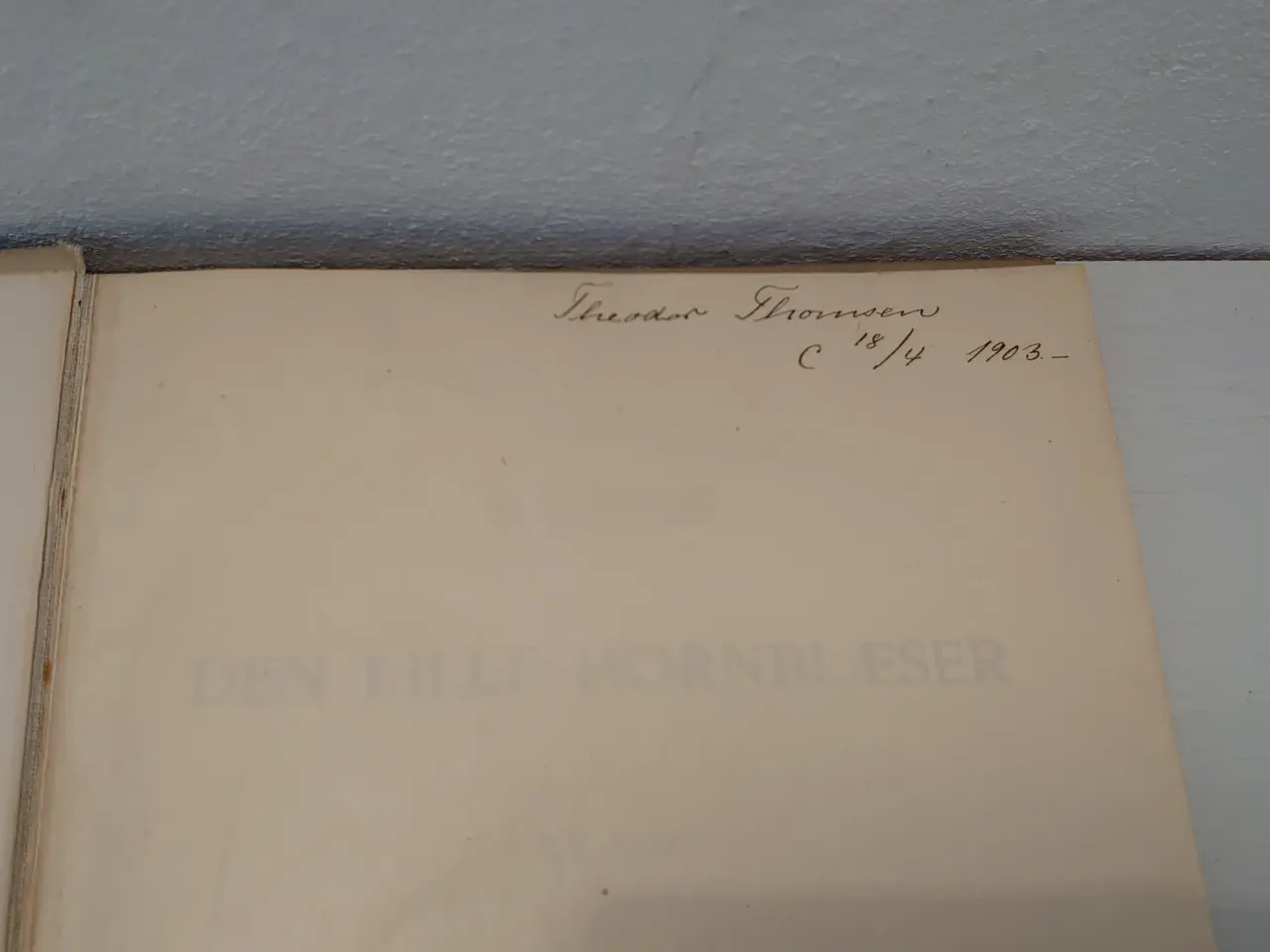 Billede 5 - H.P.Holst: Den lille Hornblæser. udg. 1902.