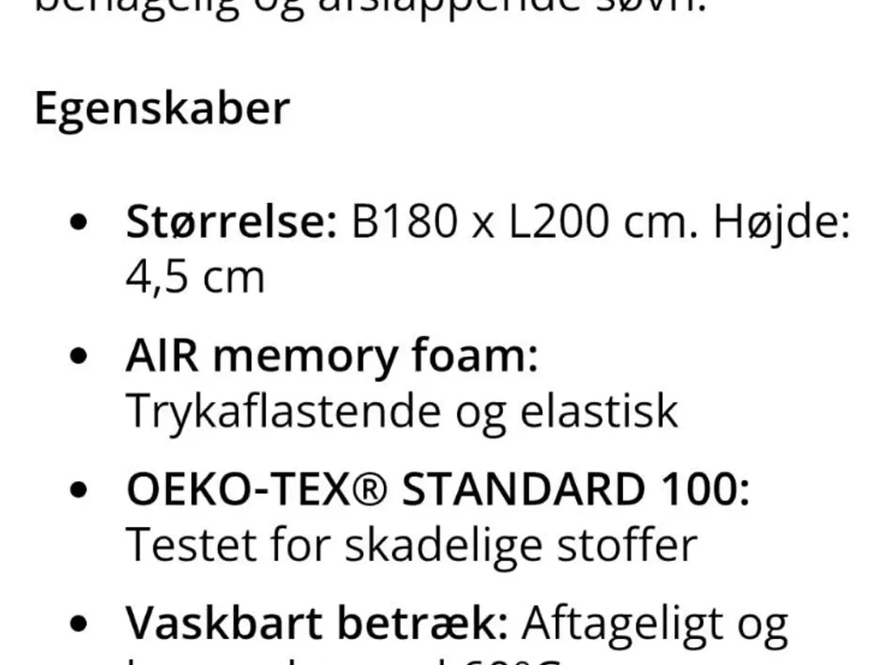 Billede 1 - Topmadras nærmest ubrugt