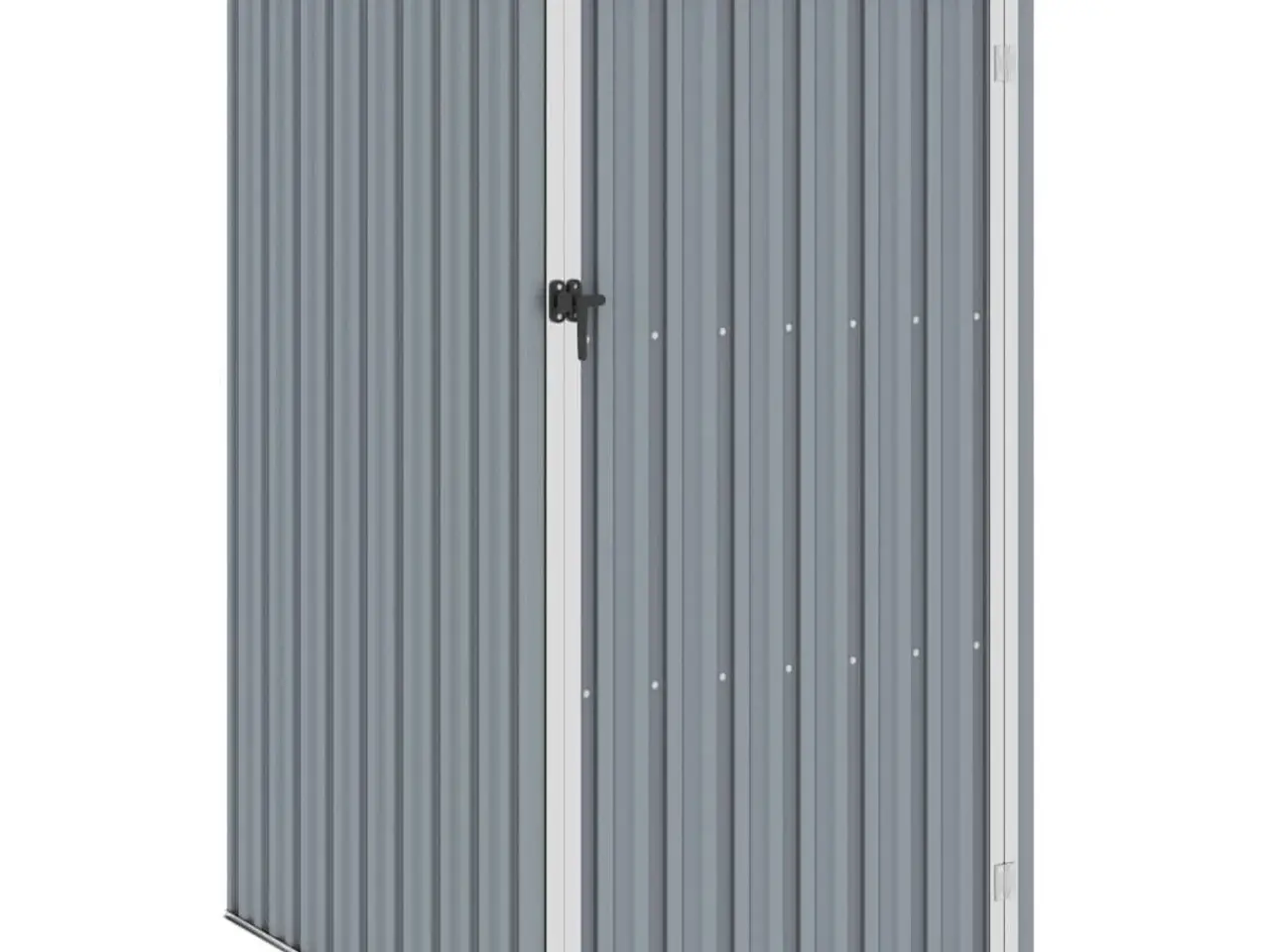 Billede 1 - Haveskur i galvaniseret stål - 87×98×159 cm, grå