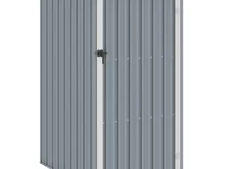 Haveskur 87x98x159 cm galvaniseret stål grå