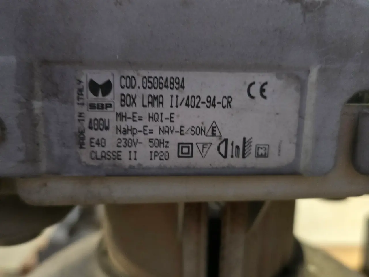 Billede 6 - Industrielle stållamper / hal‑lamper 13 stk.