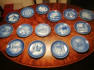 Royal Copenhagen juleplatter 2010-2024