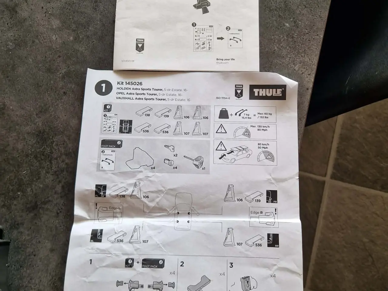 Billede 7 - Thule tagboks med tagbøjler