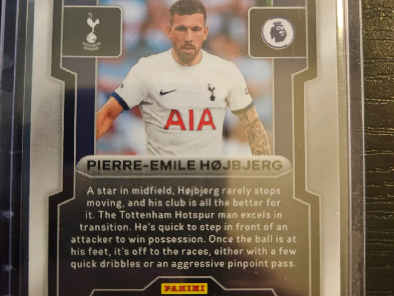 Billede 2 - Pierre-Emil Højbjerg blue Mosaic Prizm Fodboldkort