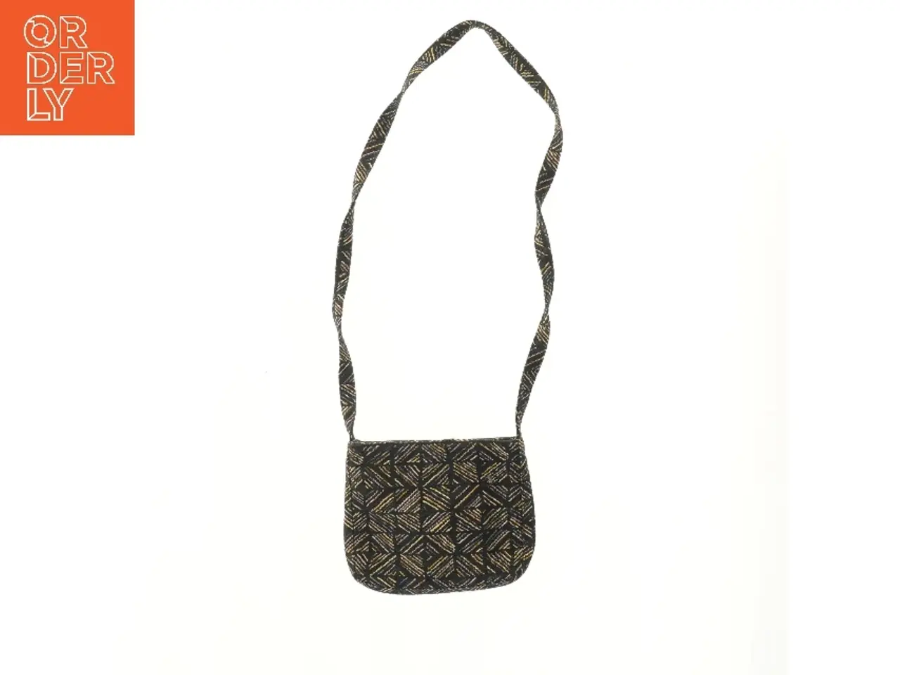 Billede 2 - Lille skuldertaske med mønster (str. 17x23 cm)