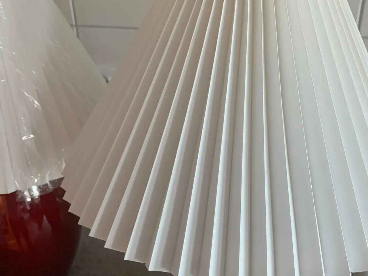 Billede 3 - Holmegaard bord lampe rød
