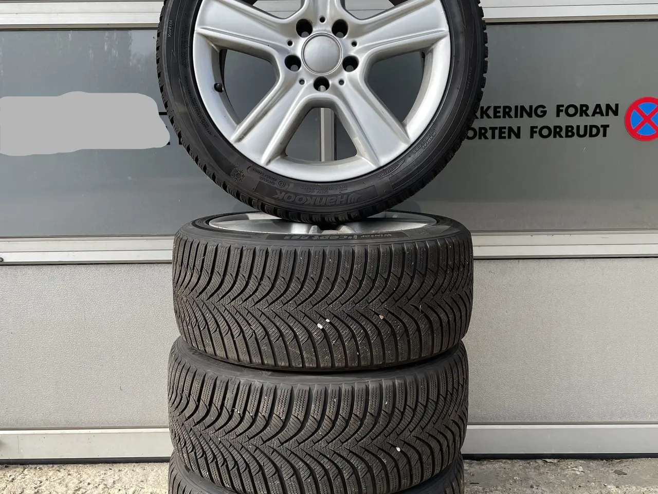 Billede 1 - Komplette vinterhjul - originale Mercedes