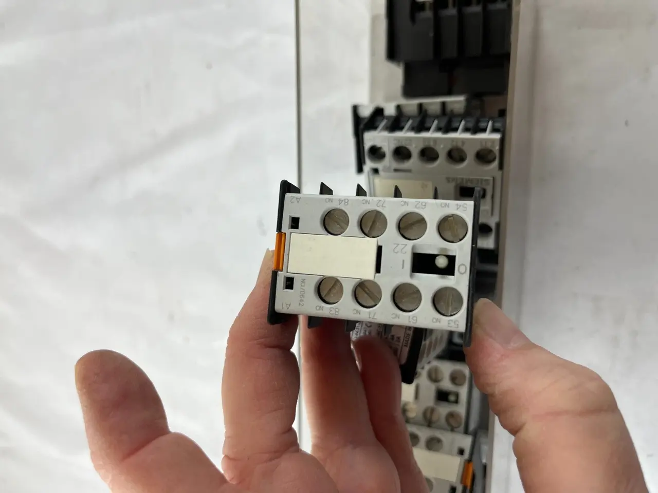 Billede 10 - Siemens 3TX44 kontaktor relæ Aux Blocks blandet