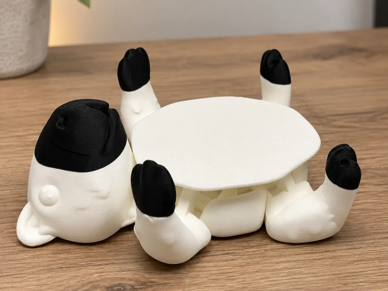 Billede 2 - Mekanisk Panda Kopholder – Innovativ og sjov holde