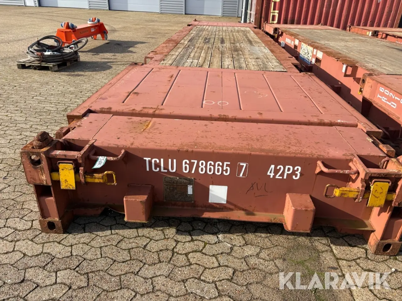 Billede 2 - Sammenklappelig flat rack-container PT. ASPEK KUMBONG KB40-FR-11R2 - 40 fods