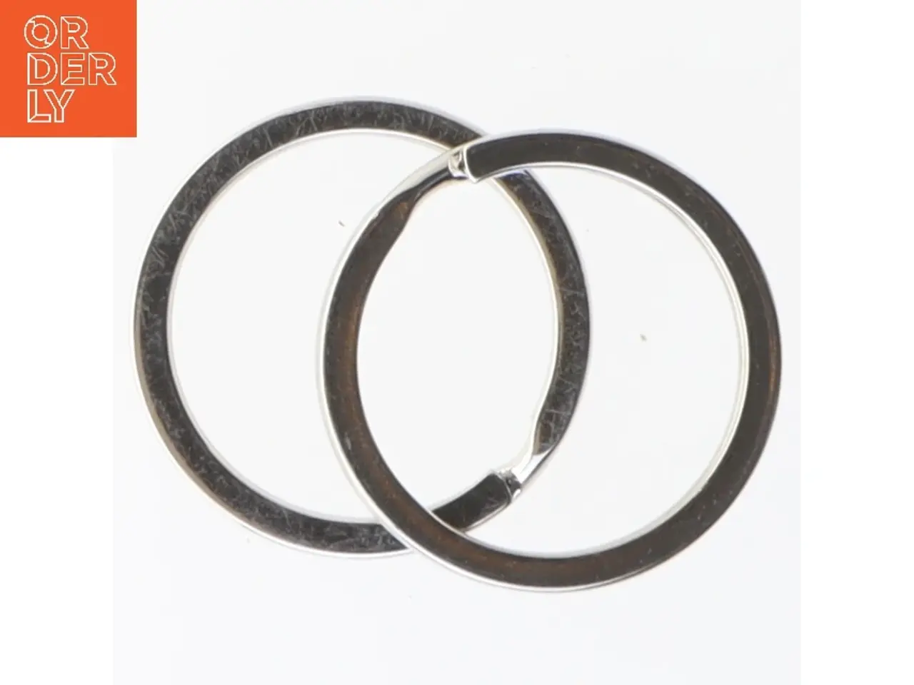 Billede 1 - Nøgleringe i metal (str. Ø 3,5 cm)