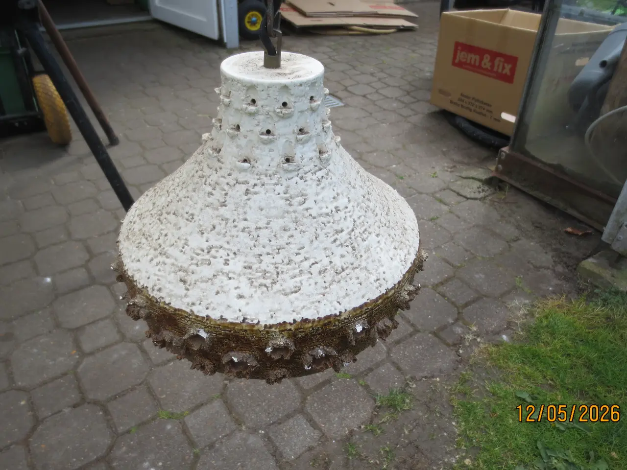 Billede 3 - 1 stk Loftlampe i Keramik Diameter 32 cm