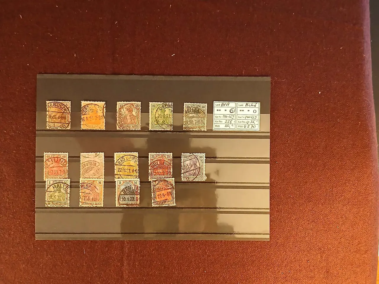 Billede 4 - Deutsches Reich (484) 6 Plancher med 7 sider
