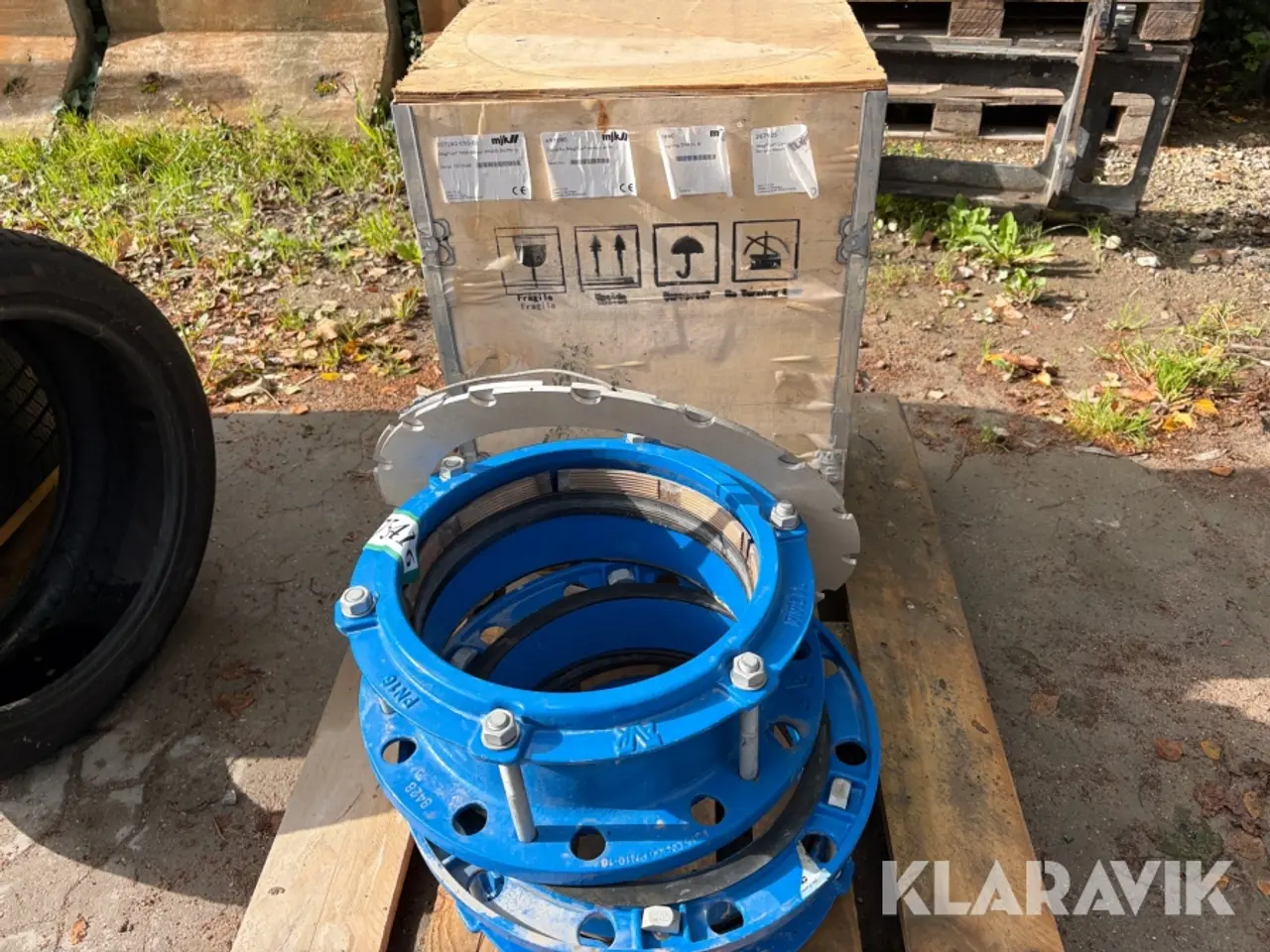 Billede 10 - Elektromagnetisk flowmåler MJK MagFlux 7200 med to koblinger Ø315