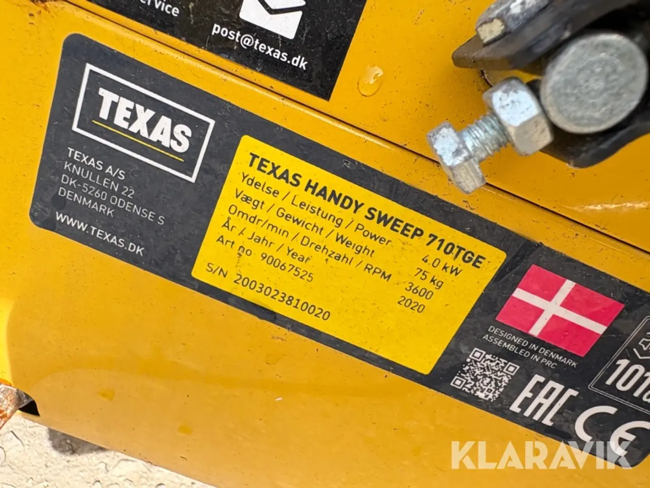 Billede 5 - Fejemaskine Texas Handy sweep 710TGE