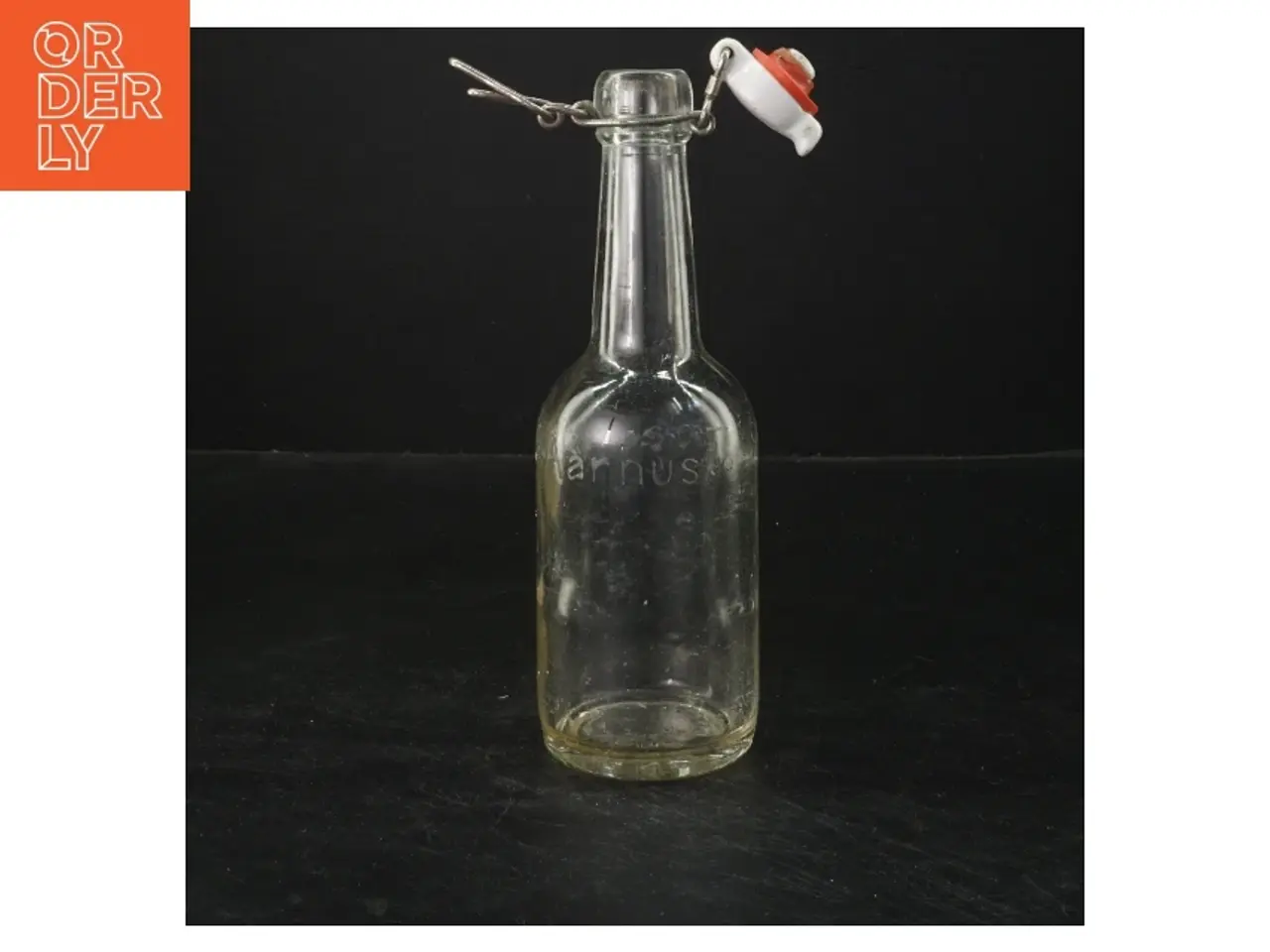 Billede 3 - Glasflaske med patentlåg (str. 21 cm)