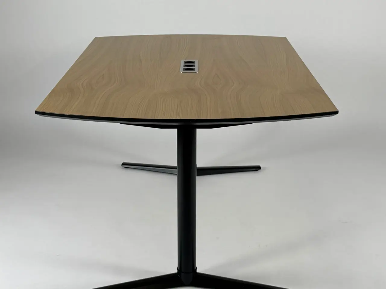 Billede 4 - Fumac Switch Bord - Natur/Sort Stel 160x100 cm