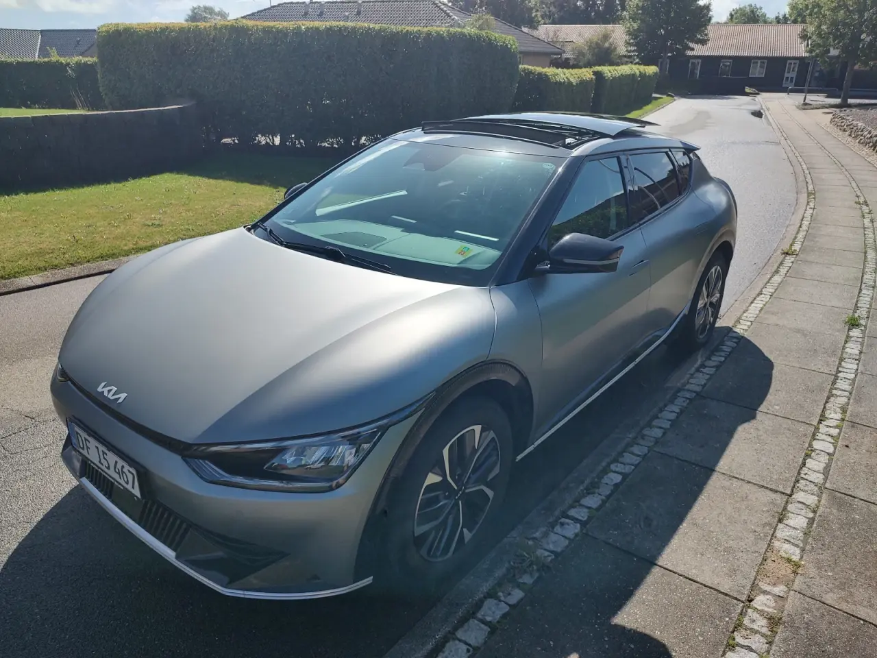 Billede 1 - Mar Grå Kia EV6, upgrade med el-soltag